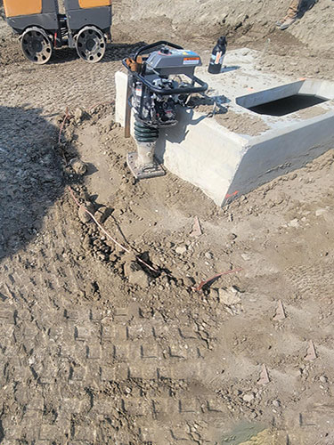 Vault Repair Image 3 - 2 Sons Excavating, electrical trenching.